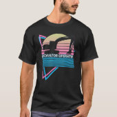 Excavator Operator Heavy Equipment T-shirt (Voorkant)