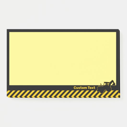 Excavator Post-it® Notes (Voorkant)