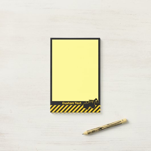 Excavator Post-it® Notes (Op bureau)