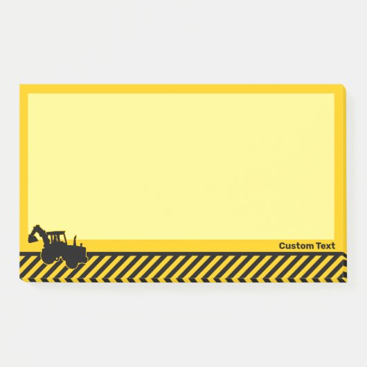 Excavator Post-it® Notes (Voorkant)