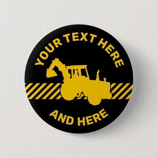 Excavator Ronde Button 5,7 Cm (Voorkant)