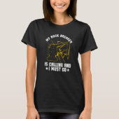 Excavator Sand Digger And Rock Breaker Driver Prem T-shirt (Voorkant)