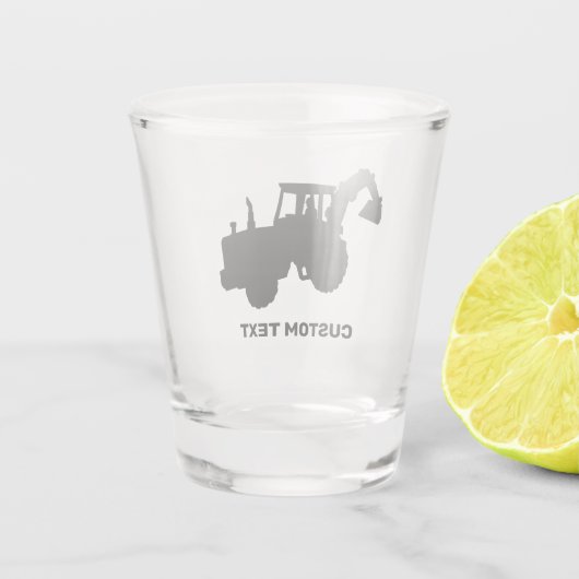 Excavator Shot Glas (Achterkant)