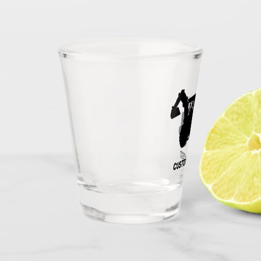 Excavator Shot Glas (Links)