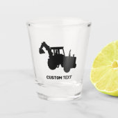 Excavator Shot Glas (Voorkant)