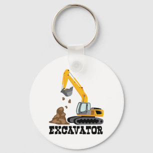 Excavator Sleutelhanger