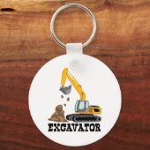 Excavator Sleutelhanger (Voorkant)