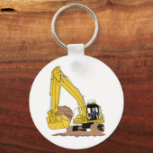 Excavator Sleutelhanger (Voorkant)