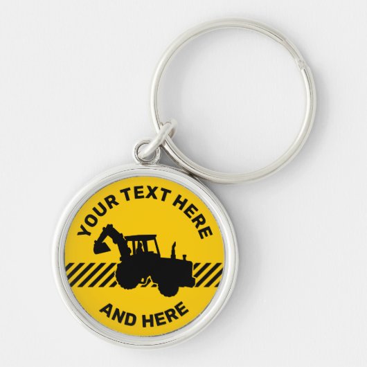 Excavator Sleutelhanger (Voorkant)