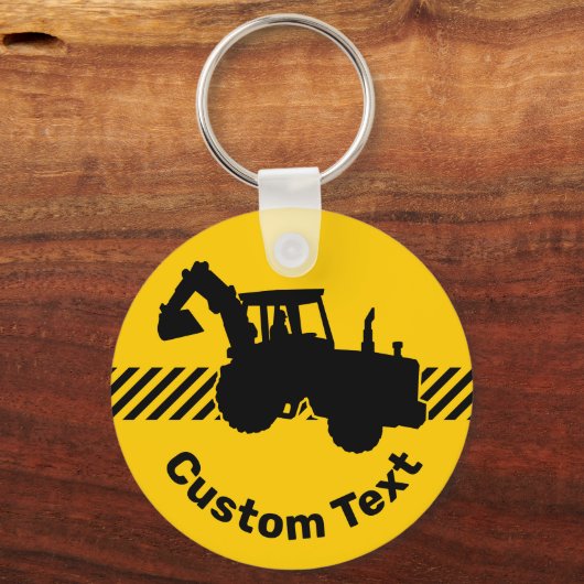 Excavator-Sleutelhanger Sleutelhanger (Voorkant)