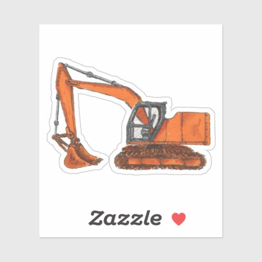 Excavator Sticker (Vel)