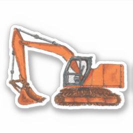Excavator Sticker