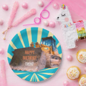 Excavator Thed Papieren Bordje (Feest)