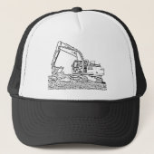 Excavator Trucker Pet (Voorkant)