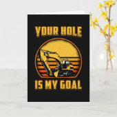 Excavator Uw Gat is mijn Goederenbouwarbeider Kaart (Gele Bloem)