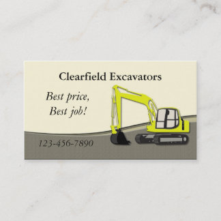 Excavator Visitekaartje