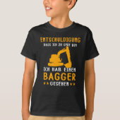 Excavator voor Crawler Excavator: Constructie T-shirt (Voorkant)