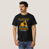 Excavator voor Crawler Excavator: Constructie T-shirt (Voorkant volledig)