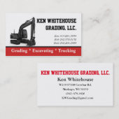 Excavatorconstructie Visitekaartje (Voorkant / Achterkant)