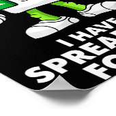 Excel-collega werknemer afscheid afscheid verjaard poster (Hoek)