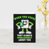 Excel Coworker Birthday Employee Farewell Goodbye Kaart (Gele Bloem)