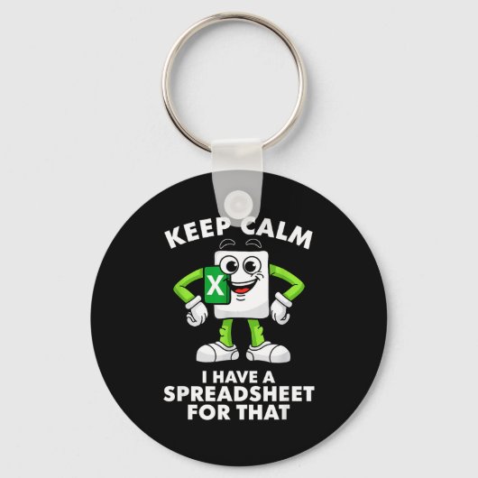 Excel Coworker Employee Farewell Goodbye Birthday Sleutelhanger (Voorkant)