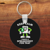 Excel Coworker Employee Farewell Goodbye Birthday Sleutelhanger (Voorkant)