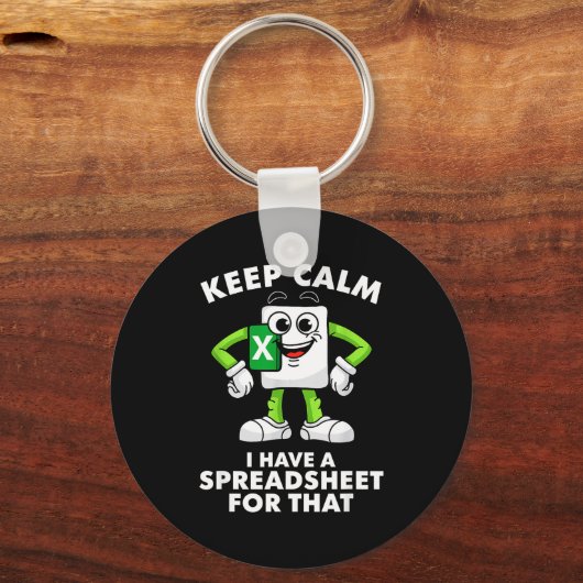 Excel Coworker Employee Farewell Goodbye Birthday Sleutelhanger (Voorkant)