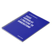 Excel-formules die ik pretendeer te begrijpen notitieboek (Linkerzijde)