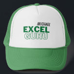 Excel Guru Funny Accounting Trucker Hat Pet<br><div class="desc">Kies een geweldig cadeau, geef een pet op bestelling aan iemand speciaal, of behandel jezelf in een design dat je op een zonnige dag uitlacht. Creëer je eigen NERD pet, maak het uniek voor jou! Koop ons collectie van de meest zenuwen, maak de grappige grappen persoonlijker en vertoon jezelf met...</div>