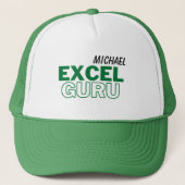 Excel Guru Funny Accounting Trucker Hat Trucker Pet (Voorkant)