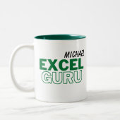 Excel Guru Funny Accounting Tweekleurige Koffiemok (Links)