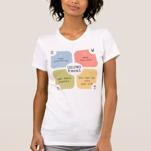 Excel-Humor   Voor Excel Wizard   Grappige spreads T-shirt