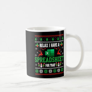 Excel Lelijk Kersttrui Ik Heb Een Spreadsheet Koffiemok
