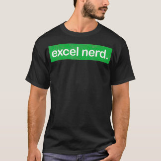 Excel Nerd Gifts Grappige Spreadsheet Excel Geek T-shirt