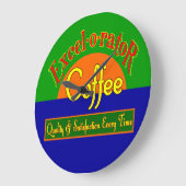 Excel-o-recirculatieklok voor Coffee Retro Grote Klok (Hoek)