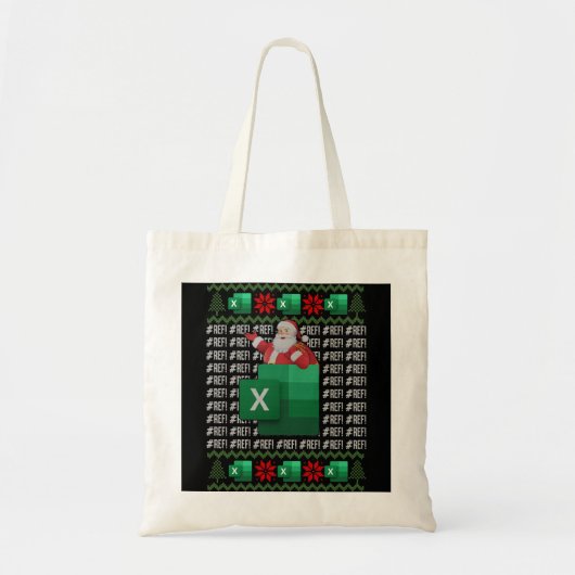 Excel REF-foutspreadsheet, CPA Accountant Christm Tote Bag (Voorkant)