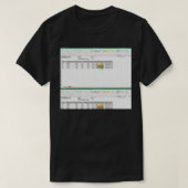 Excel-spreadsheet 3 t-shirt (Design voorkant)
