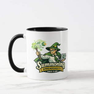 Excel Tovenaar Grappige Kantoor Koffiemok Beschw Mok