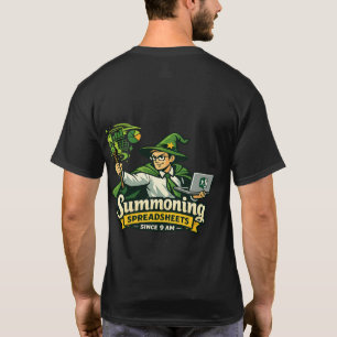 Excel Tovenaar – Grappige Spreadsheet Tovenaar Kan T-shirt
