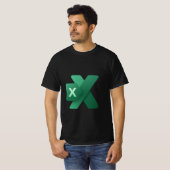 Excel Wizard T-shirt – Grappige spreadsheet Master (Voorkant volledig)