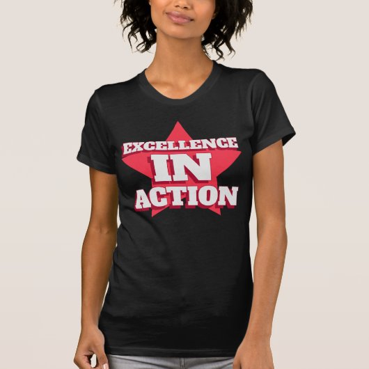 Excellence in Action Topdocent T-shirt (Voorkant)