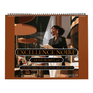 EXCELLENCE NOIRE' LOOPBAAN VROUWEN DEEL 1 KALENDER