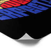 Excellence Over Perfection Mindset Leadership Retr Poster (Hoek)