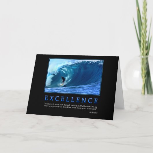 Excellence Wenskaart Kaart (Voorkant)