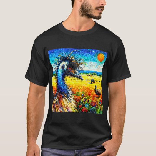 Excellence's Birds: Emu#5 T-shirt (Voorkant)