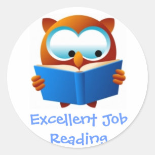 Excellent Reading Award Stickers