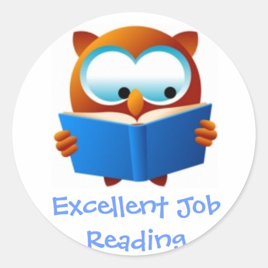Excellent Reading Award Stickers (Voorkant)