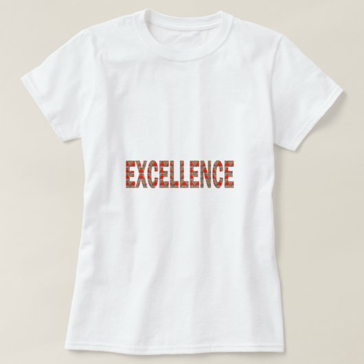 EXCELLENTE EXCELLENCE Quality Achievement Topper T-shirt (Design voorkant)