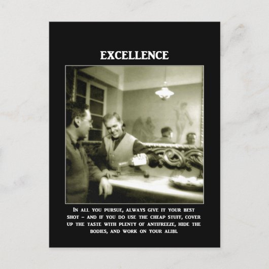 excellentie-in-alles-u-nastreeft-altijd-geef-het-u briefkaart (Voorkant)